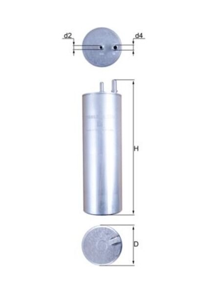 Mahle KL2295 -Knecht-Behr KL2295 Yakıt Filtresi Mazot Volkswagen Transporter T5 03 09 2.5 Tdı 7E0127401A