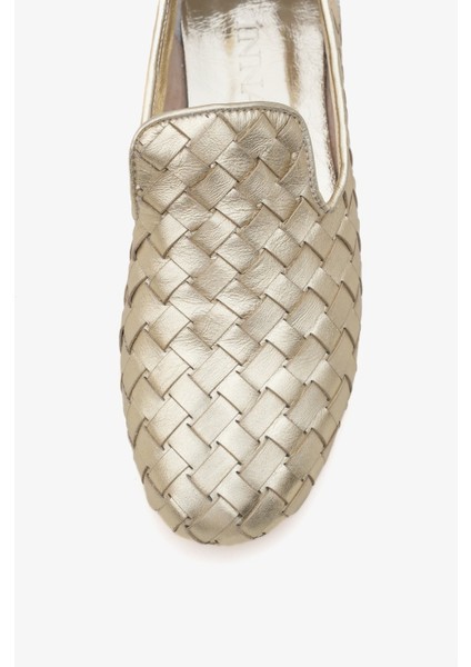 Deref Inna Kadın Hakiki Deri Örgü Babet fırsatları