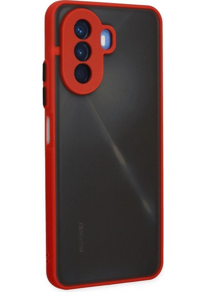 Newface Huawei Nova Y70 Kılıf Montreal Silikon Kapak - Kırmızı fiyatları