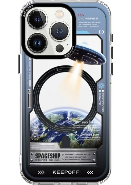 Keep Off iPhone 15 Pro Max Aerospace Magsafe Kapak - Aircraft