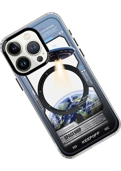 Keep Off iPhone 15 Pro Max Aerospace Magsafe Kapak - Aircraft