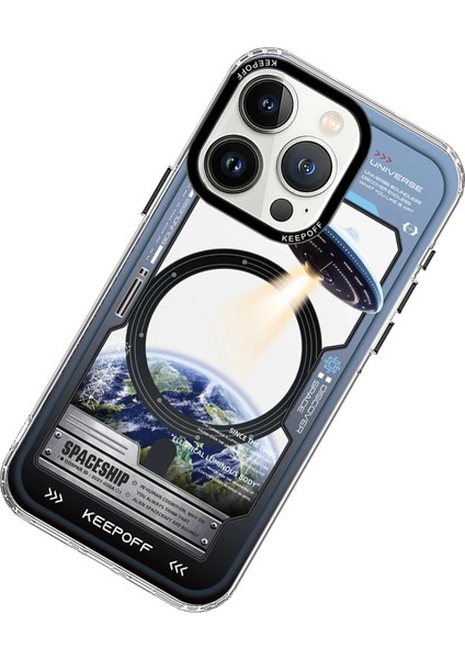 Keep Off iPhone 15 Pro Max Aerospace Magsafe Kapak - Aircraft