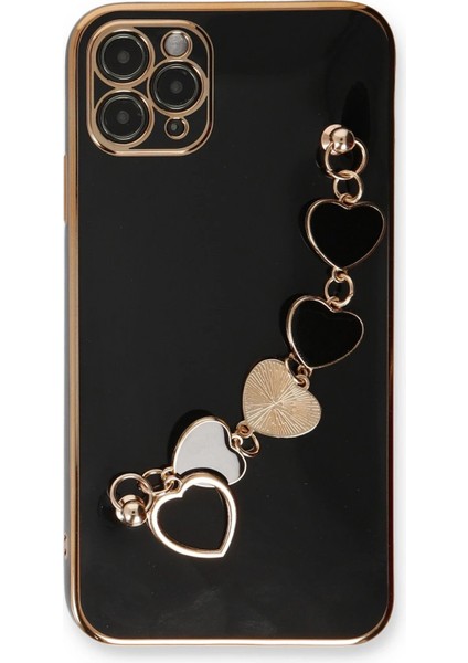 Newface iPhone 11 Pro Max Kılıf Esila Silikon - Siyah
