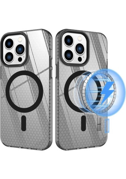 Newface iPhone 14 Pro Kılıf Beta Magneticsafe Silikon - Siyah