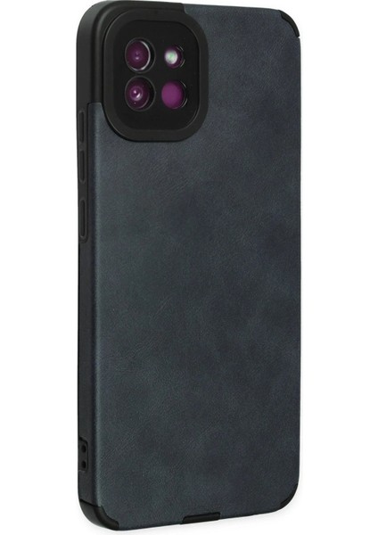 Newface Samsung Galaxy A03 Kılıf Loop Deri Silikon - Lacivert fiyatları