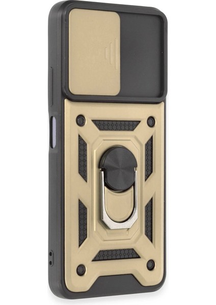 Newface Xiaomi Redmi Note 12 5g Kılıf Pars Lens Yüzüklü Silikon - Gold fiyatları