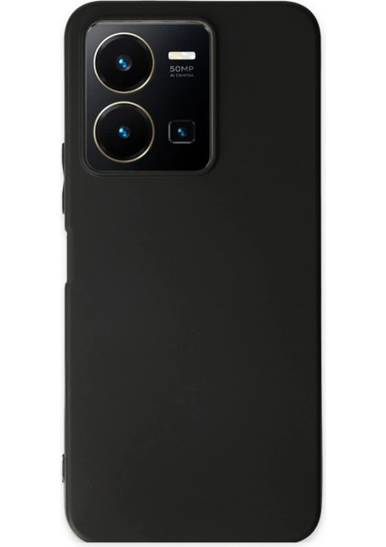 Newface Vivo Y35 Kılıf First Silikon - Siyah
