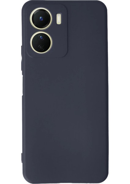 Newface Vivo Y16 Kılıf First Silikon - Lacivert