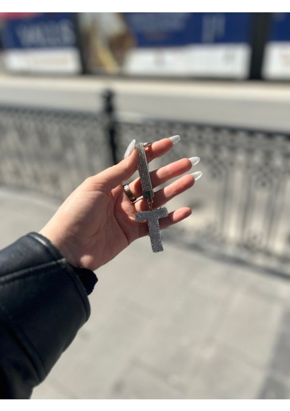 Elite T Harflı Taşlı Anahtarlık 1 Adet