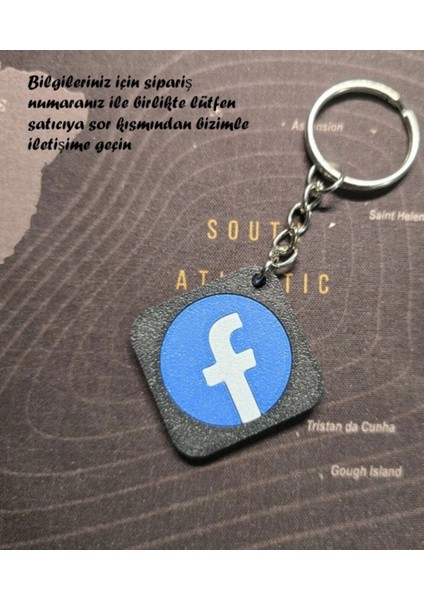 Elite Kişiselleştirilebilir Nfc Sosyal Medya Anahtarlık - Facebook 1 Adet