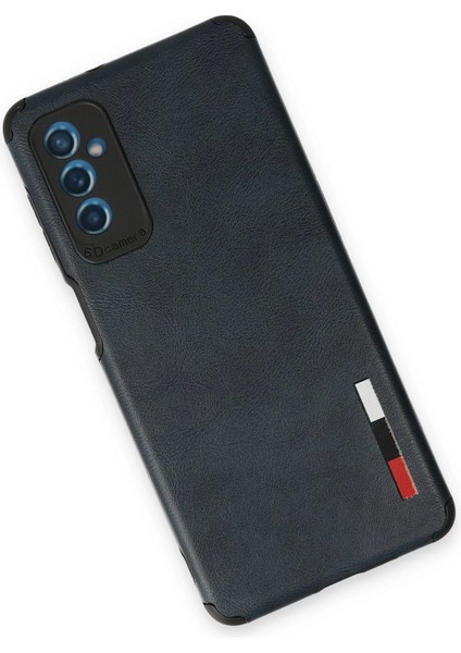 Newface Samsung Galaxy M52 5g Kılıf Loop Deri Silikon - Lacivert modelleri