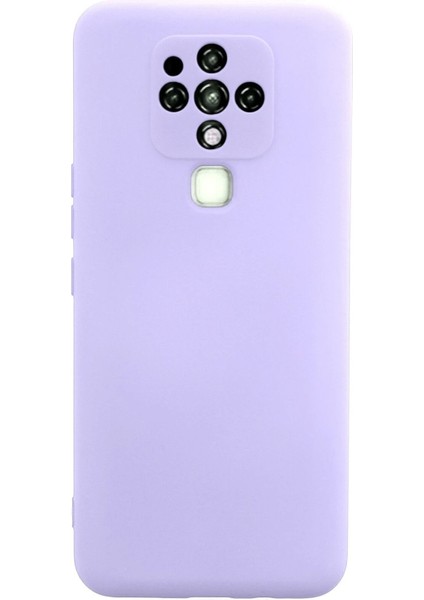 Newface Tecno Camon 16 Kılıf Nano Içi Kadife Silikon - Lila