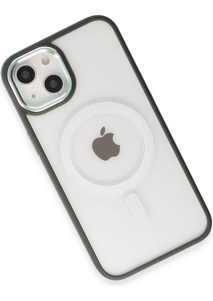 Newface iPhone 15 Kılıf Room Magneticsafe Silikon - Köknar Yeşili fiyatları