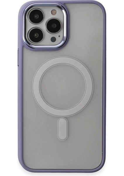 Newface iPhone 15 Pro Kılıf Room Magneticsafe Silikon - Lila fiyatları