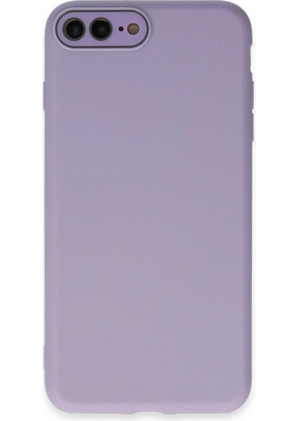 Newface iPhone 7 Plus Kılıf Lansman Glass Kapak - Lila