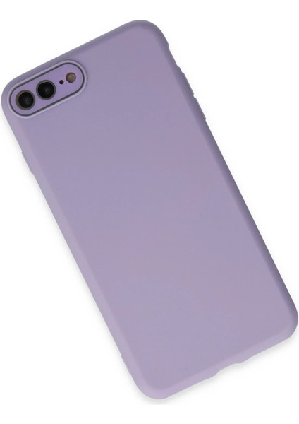 Newface iPhone 7 Plus Kılıf Lansman Glass Kapak - Lila