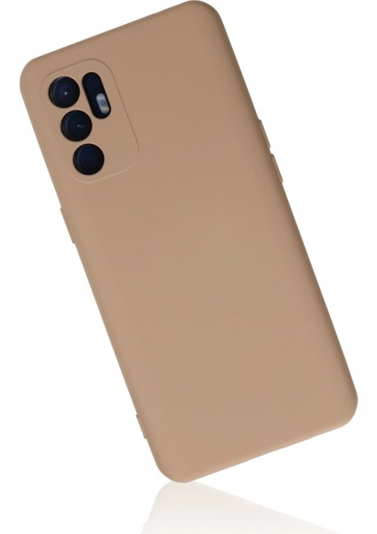 Newface Oppo Reno 6 Kılıf Nano Içi Kadife Silikon - Pudra fiyatları