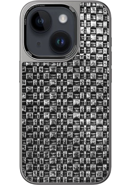 Venco iPhone 15 Brand Kapak - Gümüş