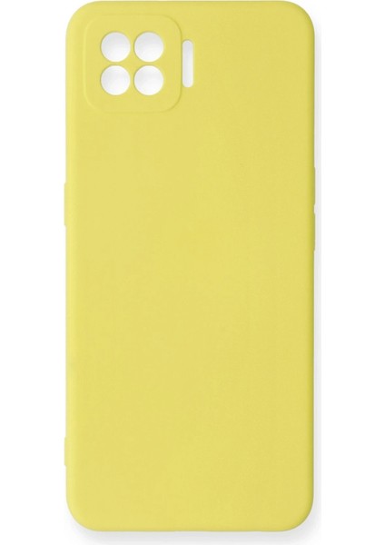 Newface Oppo A73 Kılıf Nano Içi Kadife Silikon - Sarı