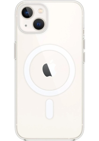 Newface iPhone 14 Kılıf Pc Real Magsafe Kapak - Şeffaf