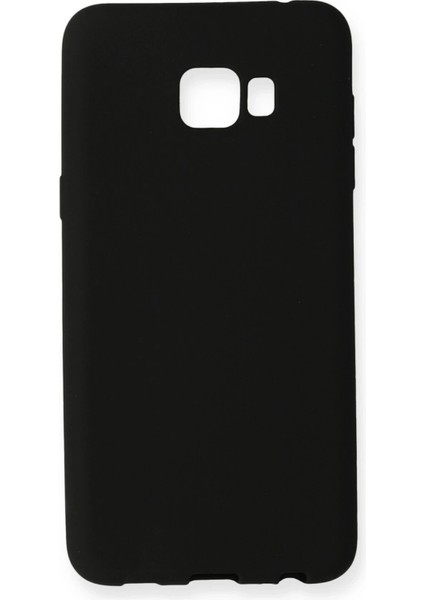 Newface Samsung Galaxy C7 Pro Kılıf First Silikon - Siyah