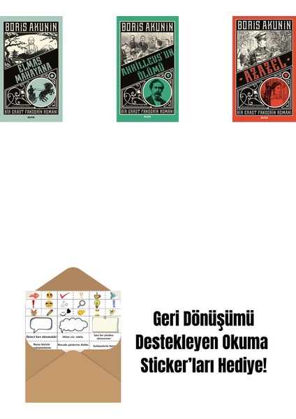Elmas Mahayana + Ahhilleus’un Ölümü + Azazel + Okuma Sticker'ları