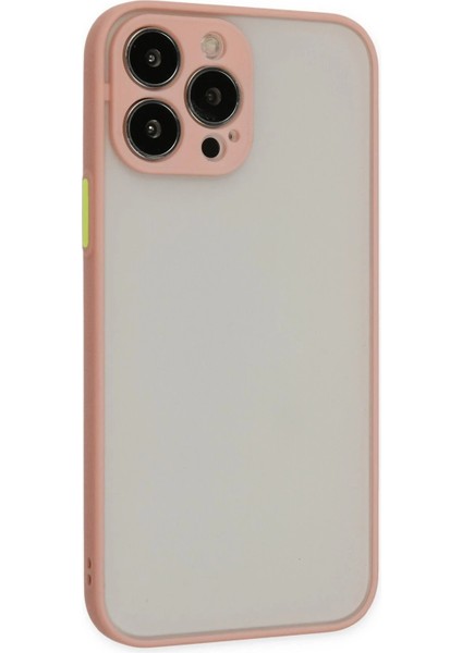 Newface iPhone 14 Pro Max Kılıf Montreal Silikon Kapak - Pembe