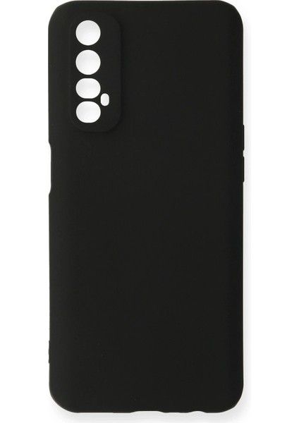 Newface Realme 7 Kılıf First Silikon - Siyah