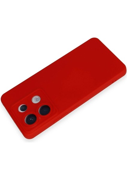 Newface Xiaomi Redmi Note 13 Pro 5g Kılıf Nano Içi Kadife Silikon - Kırmızı modelleri