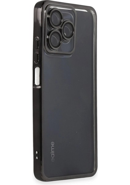 Newface Realme C53 Kılıf Razer Lensli Silikon - Siyah fiyatları