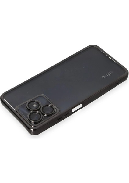 Newface Realme C53 Kılıf Razer Lensli Silikon - Siyah modelleri