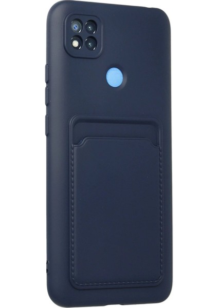 Newface Xiaomi Redmi 9c Kılıf Kelvin Kartvizitli Silikon - Lacivert