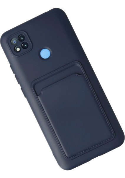 Newface Xiaomi Redmi 9c Kılıf Kelvin Kartvizitli Silikon - Lacivert