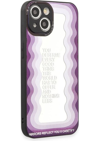 Newface iPhone 15 Kılıf Mirror Desenli Kapak - Mirror - 5