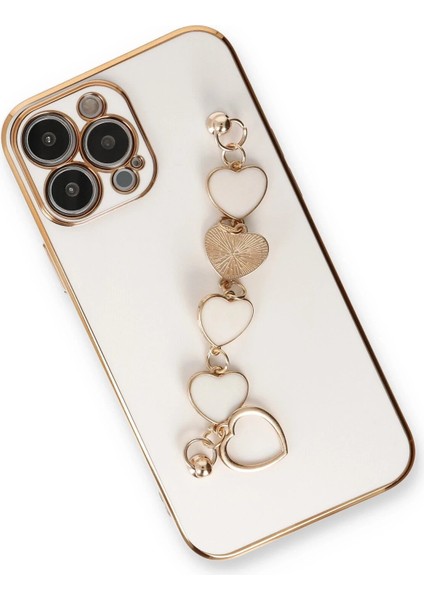 Newface iPhone 13 Pro Max Kılıf Esila Silikon - Beyaz modelleri