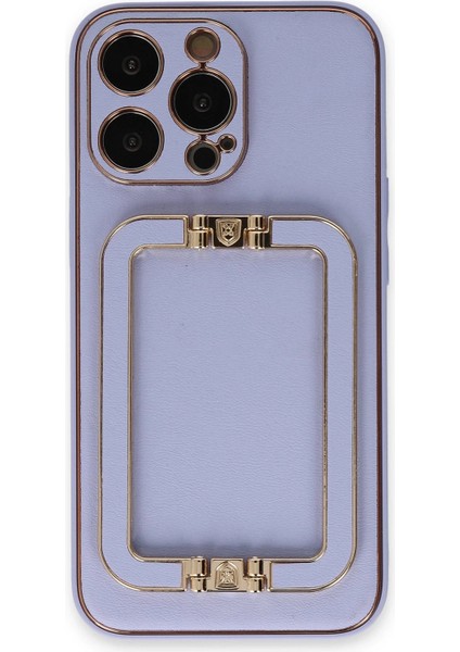 Newface iPhone 13 Pro Max Kılıf Coco Elit Kapak - Lila