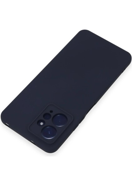 Newface Xiaomi Redmi Note 12 4g Kılıf Nano Içi Kadife Silikon - Lacivert modelleri