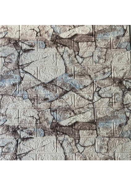 Kayrak Taş Desen Yapışkanlı Esnek 3D Duvar Paneli Kağıdı NW113 modelleri