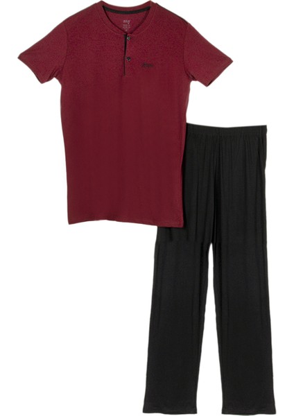 Erkek Serinleten Düğmeli 2li Modal Pijama Takım 0753 fiyatları