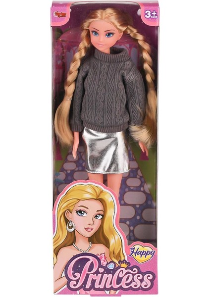 WG-115527 Kazaklı Örgü Saçlı Bebek 29 cm -Vardem Oyuncak fiyatları