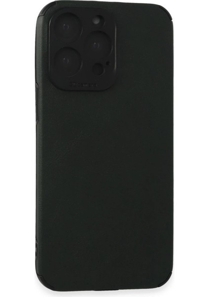 Newface iPhone 15 Pro Max Kılıf Loop Deri Silikon - Yeşil