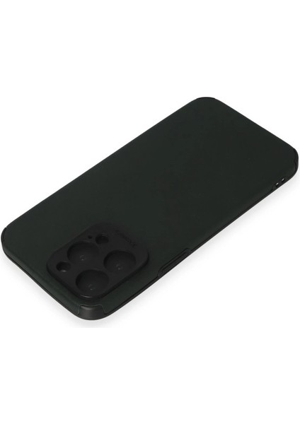 Newface iPhone 15 Pro Max Kılıf Loop Deri Silikon - Yeşil