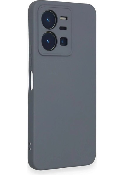 Newface Vivo Y35 Kılıf Nano Içi Kadife Silikon - Gri fiyatları