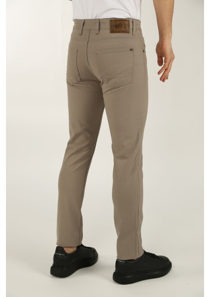 Brg Erkek Bej Skinny Kot Pantolon