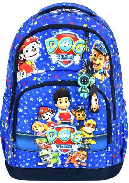 Paw Patrol Mavi Köpekli Üçlü Erkek Çocuk Ilkokul Okul Çantası Seti (Çanta Termal Beslenme Çantası Kalemlik) fiyatları