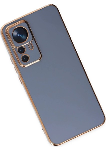 Newface Xiaomi Mi 12T Pro Kılıf Volet Silikon - Mavi