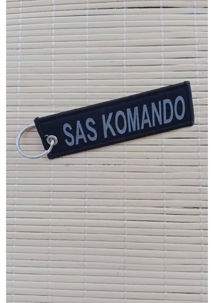 Elite Sas Komando Yazili Nakis Islemeli Bez Anahtarlik 1 Adet