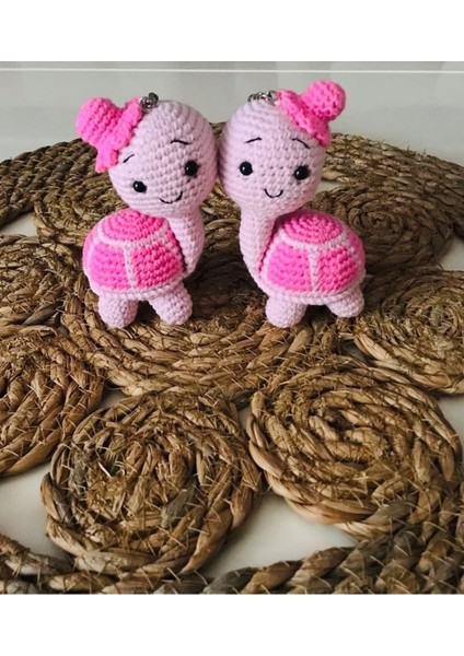 Elite Kaplumbağa Amigurumi Anahtarlık 1 Adet
