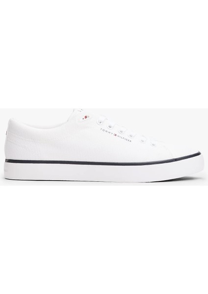 Th Hı Vulc Core Low Iı Mesh Erkek Beyaz Sneaker FM0FM05513YBS