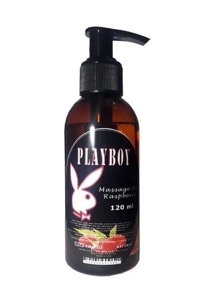 Playboy Raspberry Flavored Massage Oil Ahududu Aromalı Vücut Masaj Yağı 120 ml 1 Adet